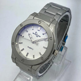 SMART TIME Men’s Stainless Steel Quartz Watch – Elegant Analog Timepiece